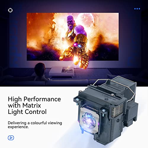 Image of ELPLP79 ELPLP80 /V13H010L79 V13H010L80 Replacement Projector Lamp Bulb for Epson BrightLink pro 585Wi 595Wi 1420wi 1430wi eb-575wi /585w powerlite 570 575w 580 585w Lamp Bulb with housing 8 Pack