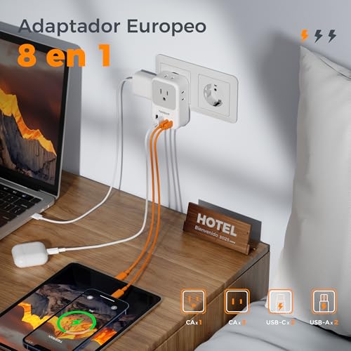 Reviews y listado de Adaptador para cargador europeo favoritos de las personas. 9 Imagen adicional