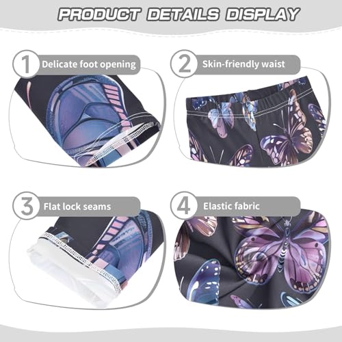 Bolaz Toddler Girls Leggings Printed Yoga Pants Leggings Beautiful Butterflies for Kids3