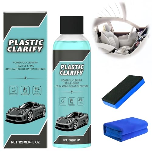 Nettoyant et revitalisant pour plastiques intérieurs lors de l'entretien auto