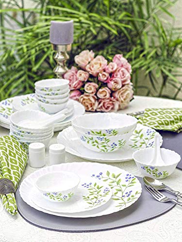 LaOpala Opalware Dinner Set – 47 Pieces, White