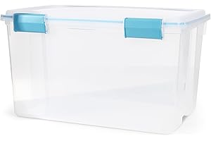 ezy storage 54 Qt Waterproof Stackable Storage Bin