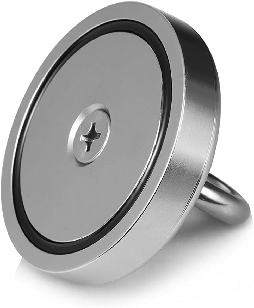 Aimants De Pêche en Néodyme Puissants, Plusieurs Spécifications Optionnelles, Force De Traction Maximale De 1050 LB pour La Chasse Au Trésor sous-Marine, La Récupération De S, D90