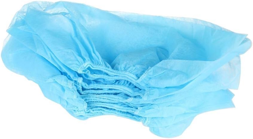 Anti Skid Disposable Non-Slip Home/Lab Safety Disposable PPSB Shoe Cover - up to Size XL Blue 50 Pairs