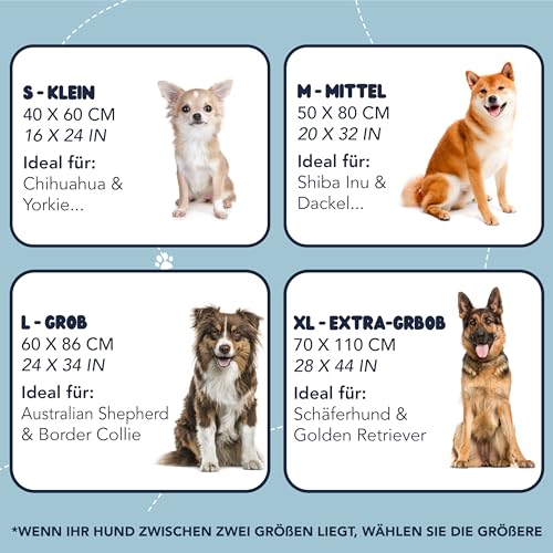 ZENAPOKI Hundebett - S - Orthopädisches Hundekissen für Hunde, Gut die Gelenke - Waschbar Abnehmbare Bezug, 60x40x9cm