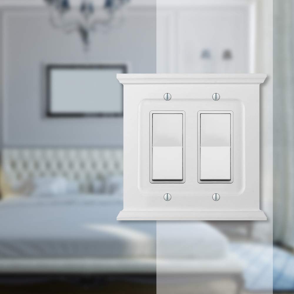 Amerelle 148RRRBZ Moderne Wallplate, 3 Rocker, Steel, Brushed Bronze, 1-Pack image 2