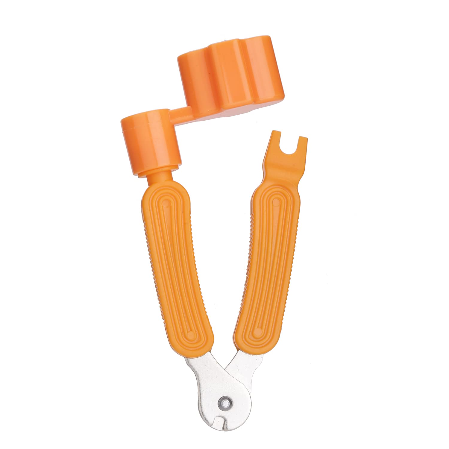 JUAREZ 3-In-1 Guitar String Winder And Cutter, Multifunctional Guitar String Pin Puller, Guitar Repairing and Adjustment Tool, Orange (JRSW200OR) 3
