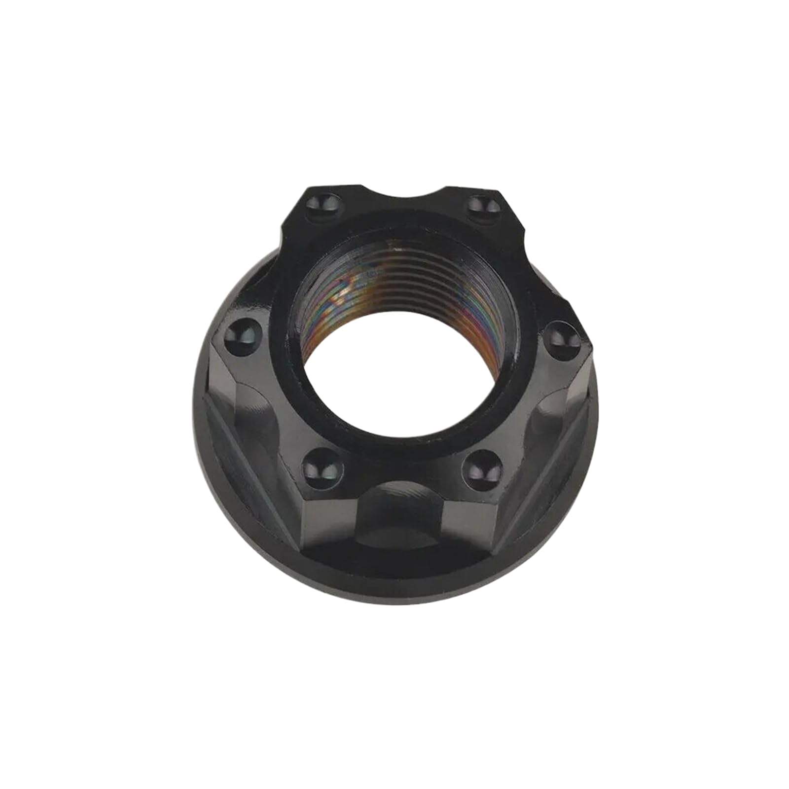Dado Flangia Esagonale M6 In Titanio Grado Aerospaziale Per Bici, Moto, Auto