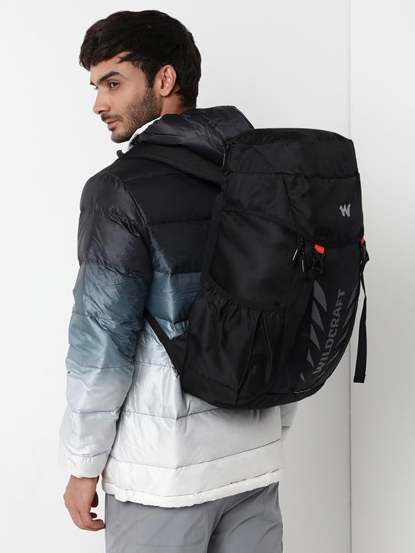 Image of Wildcraft Travel Pro 30 Casual Backpack for Mens & Womens | Unisex Hiking Backpack (30 liter,Black)
