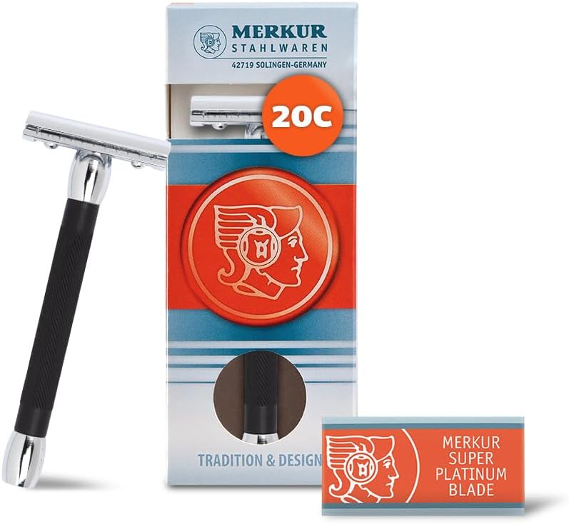 Long-Handled Razor - Black Chrome