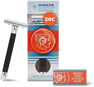 Merkur Black Handled Double Edge Saftey Razor