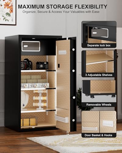 Image of TIGERKING Large Safe for Home 11.5 Cu Ft, Digital Touchscreen Keypad