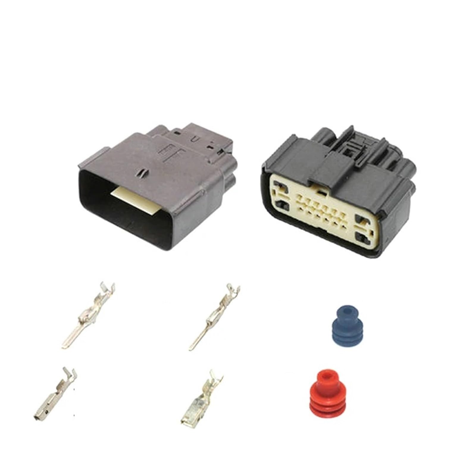 1/5/10 Sätze Molex 16 Pin (4B+12S) Hybrid-Drahtanschlüsse Motor 34985-1601(Color:16p female male,Size:1 set)