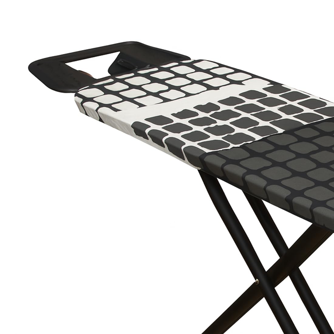 Acomoda Textil - Tabla de Planchar Altura Ajustable con Estructura Metálica Estable, Amplia y Plegable con Funda 100% Algodón. Soporte para Planchar Antideslizante Fácil Almacenaje (Super)