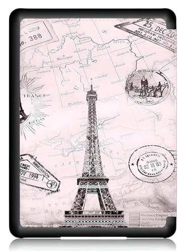Image of ProElite Case Cover for Kindle Scribe 10.2 inch Case, Slim Smart Flip case Cover for Amazon Kindle Scribe 10.2 inch with Pen Holder, Eiffel