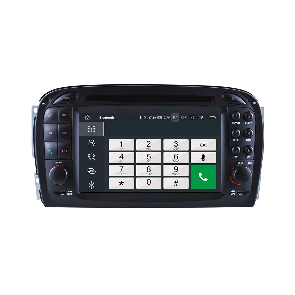 Kompatybilny z: Mercedes Benz SL R230 z systemem dźwiękowym Bose 7" ekran dotykowy Android radio samochodowe GPS Navigation CarPlay