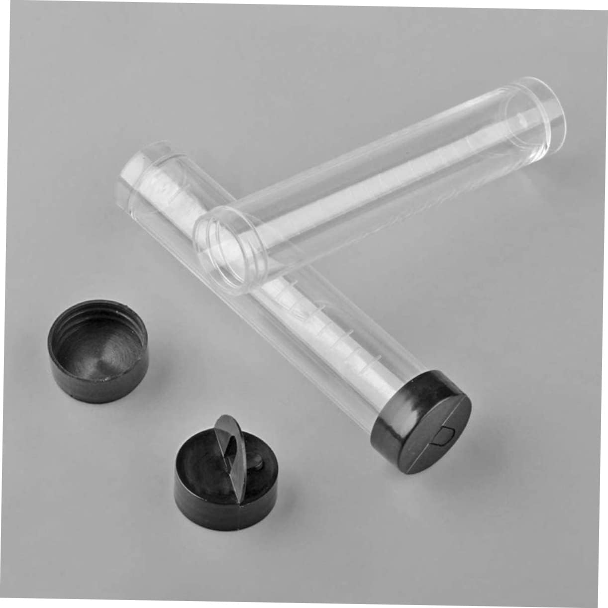 Hohopeti 30pcs Transparent Storage Tubes with Lids Lightweight Bead Containers for Craft Supplies Travel and Organization