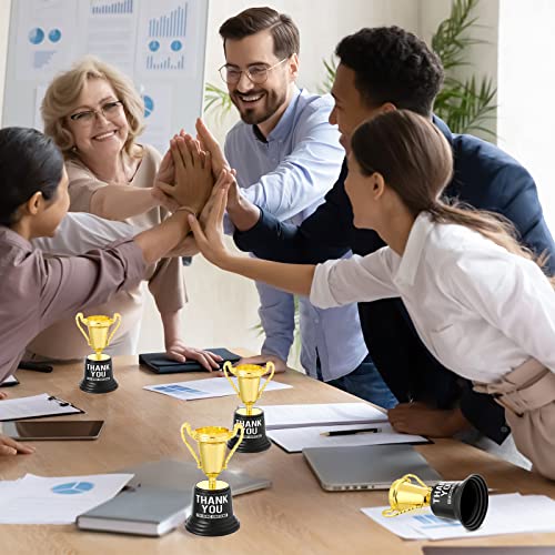 Fumete 30 Pcs Plastic Gold Trophy Award Thank You For Being Awesome Star Thumbs Up Award Trophies Bulk Golden Trophies For Halloween Party Kids Children Employee Teacher (Trophy Style) #TOP5