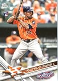 2017 Topps Opening Day #176 Teoscar Hernandez Houston Astros Rookie Baseball Card