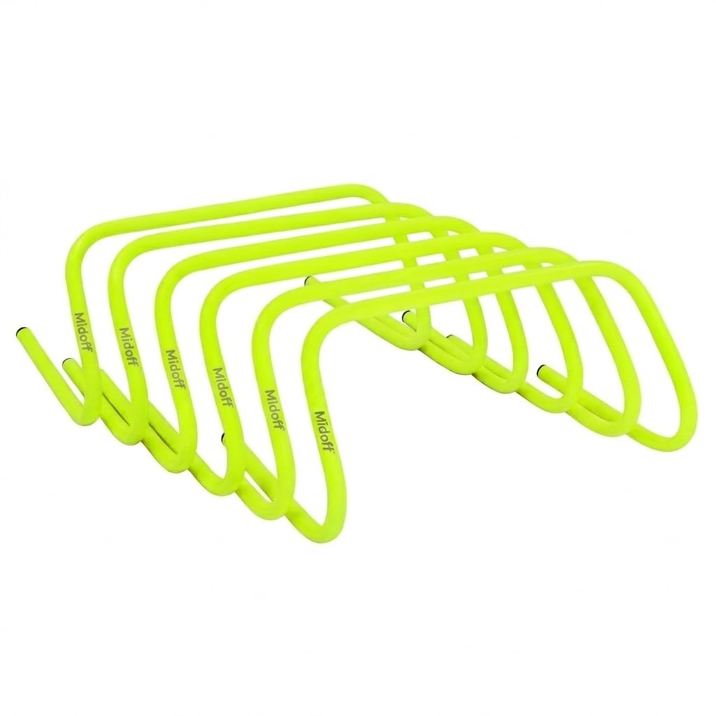 MIDOFF Hurdles Agility Hurdles for|Football|Home Gym|All Sports|Fitness|Exercise|Jumping|Hurdles for Training|Hurdles 9 inch|Hurdles for Children|Hurdles 9 inch Set of 5-image-48