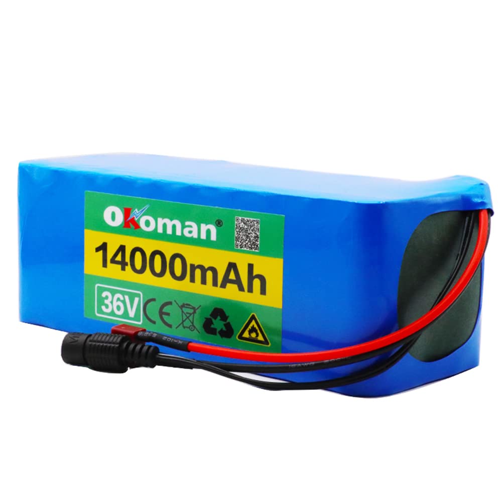 Akumulator do roweru elektrycznego 36 V 10S4P 14 Ah 500 W o dużej mocy 36 V 18650 akumulator litowo-jonowy 14000 mAh rower elektryczny hulajnoga Bms + ładowarka