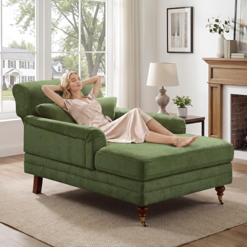 VANOMi Indoor Chaise Lounge with Adjustable Backrest