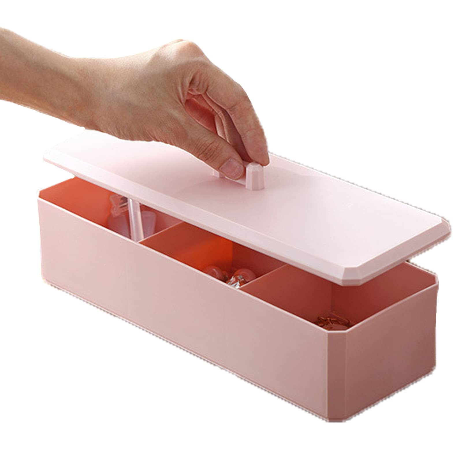 Cajas de almacenamiento de armario de material plástico transparente de alta resistencia 8