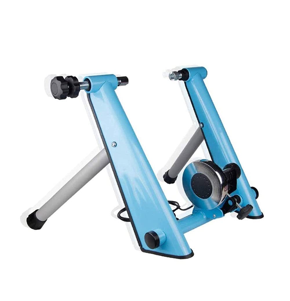 Bike Trainer Stand per Indoor Equitazione Esercizio Bicycle Training Stand Mountain Road Bike Trainer Portable in Acciaio Inox Indoor Trainer