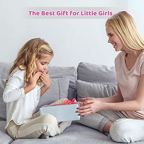 Chusui Kit de maquiagem infantil Conjunto de maquiagem fingida para meninas Kit de maquiagem para br