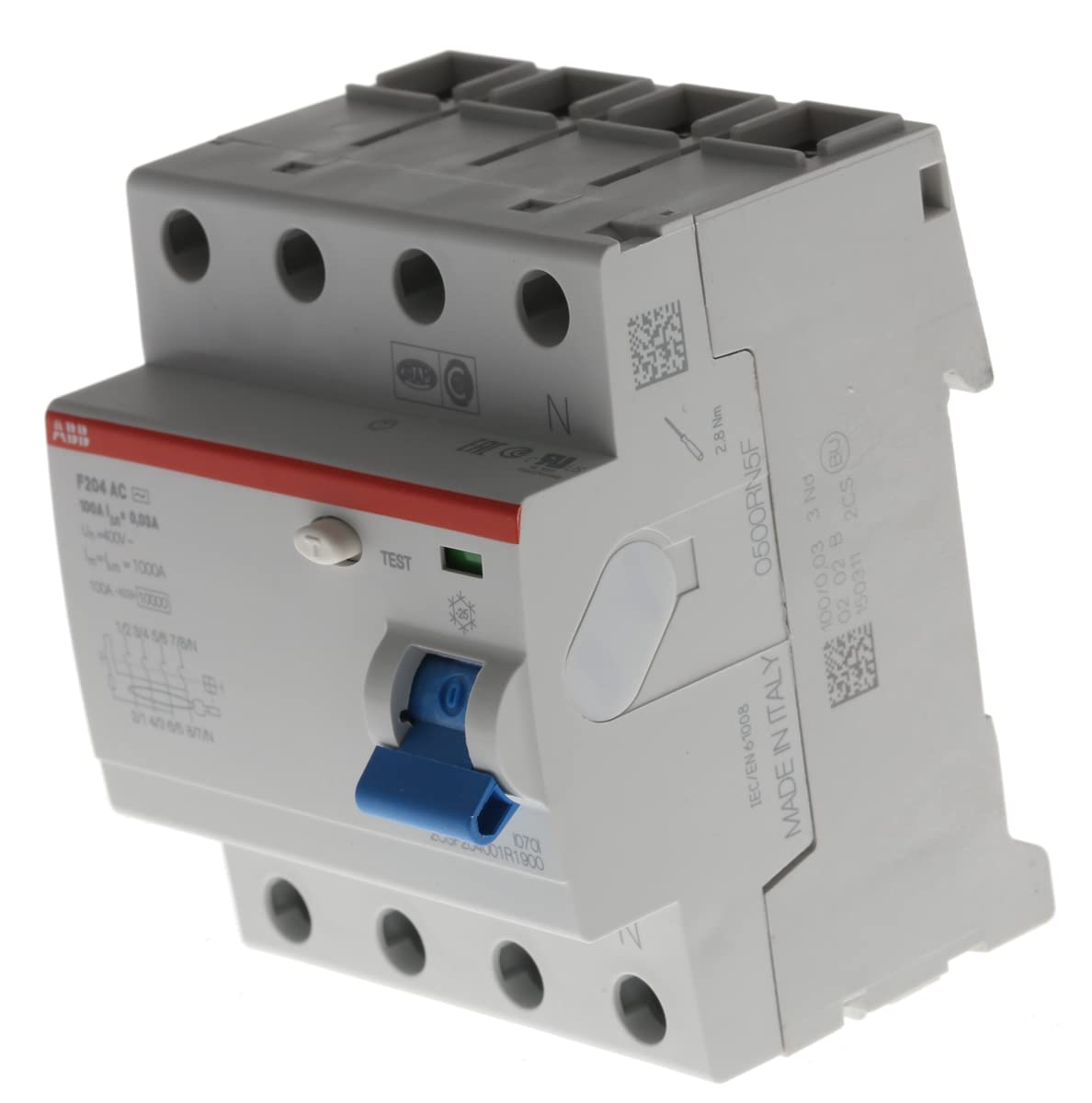 Abb F204 AC-100/0,03 Differ.Puri Quadrip. F204 - 4