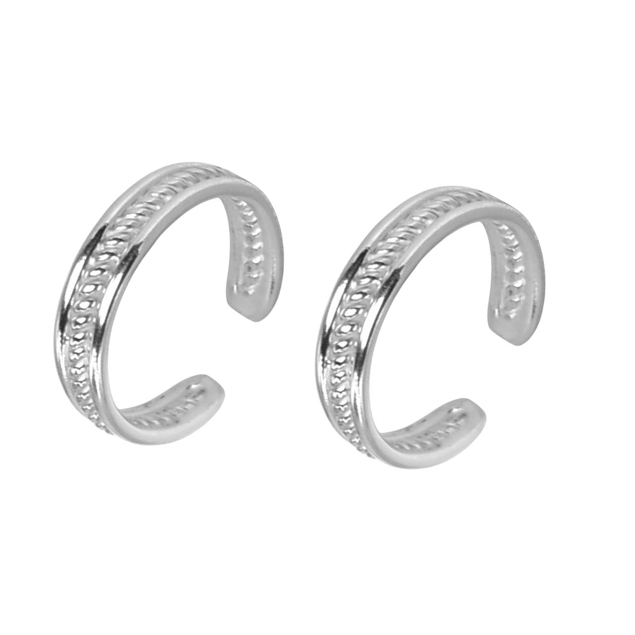 Braided Rope Design Toe Ring Meaningful Gift For Any Occasion 925 Sterling Silver Toe Ring For Women-image-38