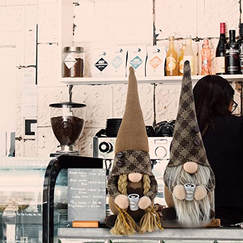 2pcscoffeegnomesplushornamentshandmadeswedishtomtegnomedollscoffeebartieredtrayfarmhousegnomenordichomedecorations Urban Country Home Decor 2 pcs coffee gnomes plush ornaments handmade swedish tomte gnome dolls coffee bar tiered tray farmhouse gnome nordic home decorations urban country home decor