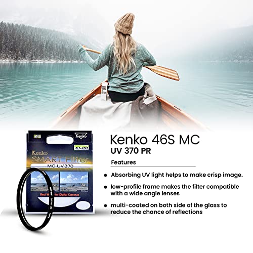Image of Kenko 43mm Smart Filter MC UV 370 Slim for Camera Lens (Made in Philippines)