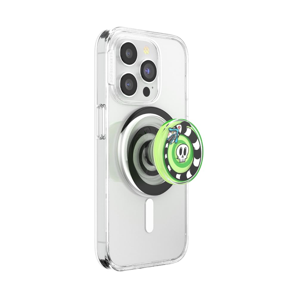 PopSockets Phone Grip for MagSafe Secure Magnetic Phone Grip & Stand, Hands-Free Kickstand, Wireless Charging Compatible