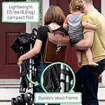 Summer Infant 3Dlite ST Convenience Stroller, Black & Gray - Lightweight Stroller with Steel Frame, Large Seat Area, Multi-Position Recline, Storage Basket - for Travel and More - Image 4