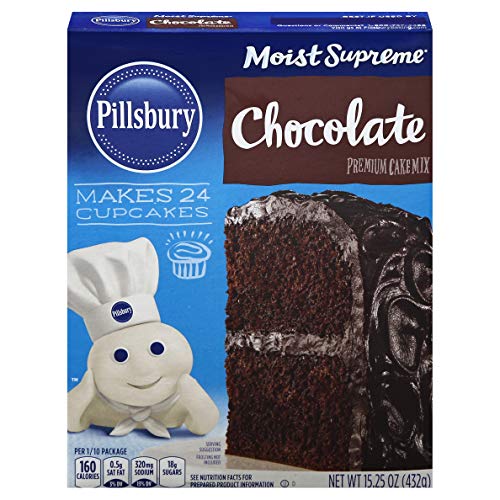 Pillsbury Moist Supreme Chocolate Premium Cake Mix, 15.25-Ounce (Pack Of 12) #TOP11