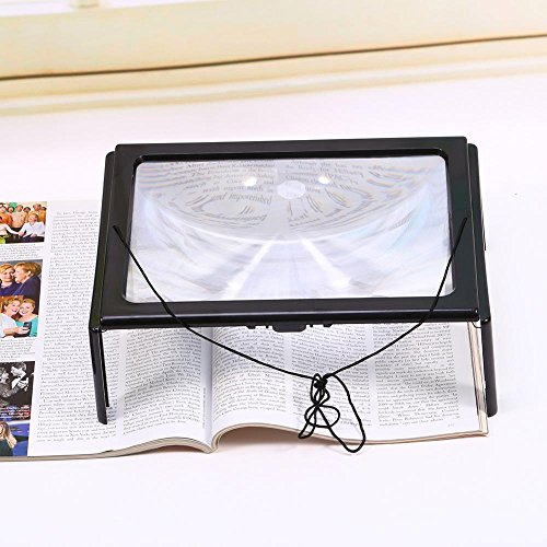 Lente d'ingrandimento 3x con luce LED per