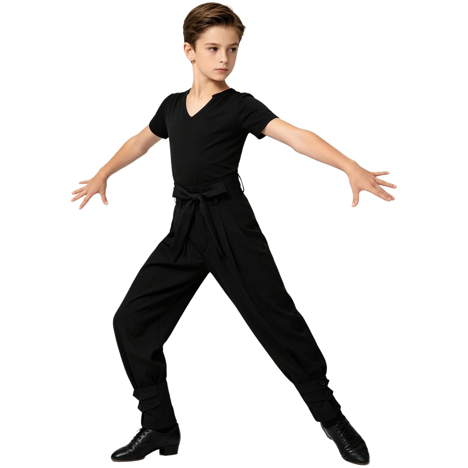 Jungen Latein Tanhemd Mit Hose Set Latein Tanzkleidung Tanzsoutfits Tanzkostüm Lateinamerikanische Tanzkleidung Jazz Tanzoutfit Tango