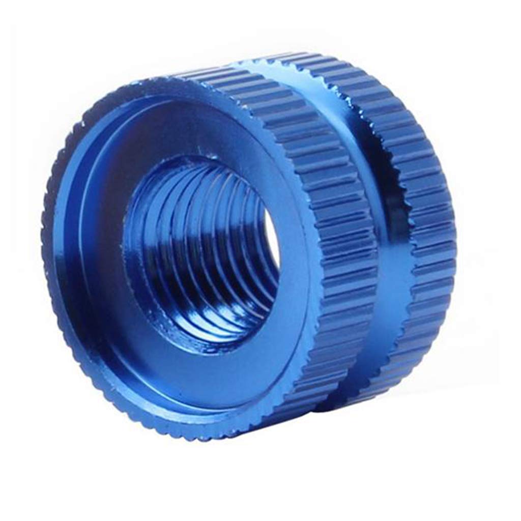 Fahrrad Ventilmutter Aluminium - Luftdicht Schwarz Für Besseren Halt