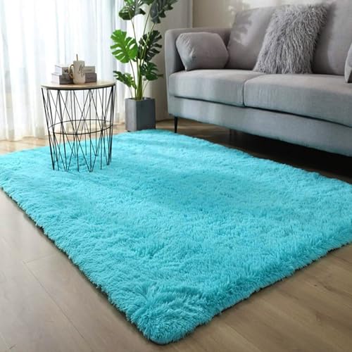 Tapis de salon bleu ciel pour chambre : créez un cocon moelleux de 210x232 cm - 2