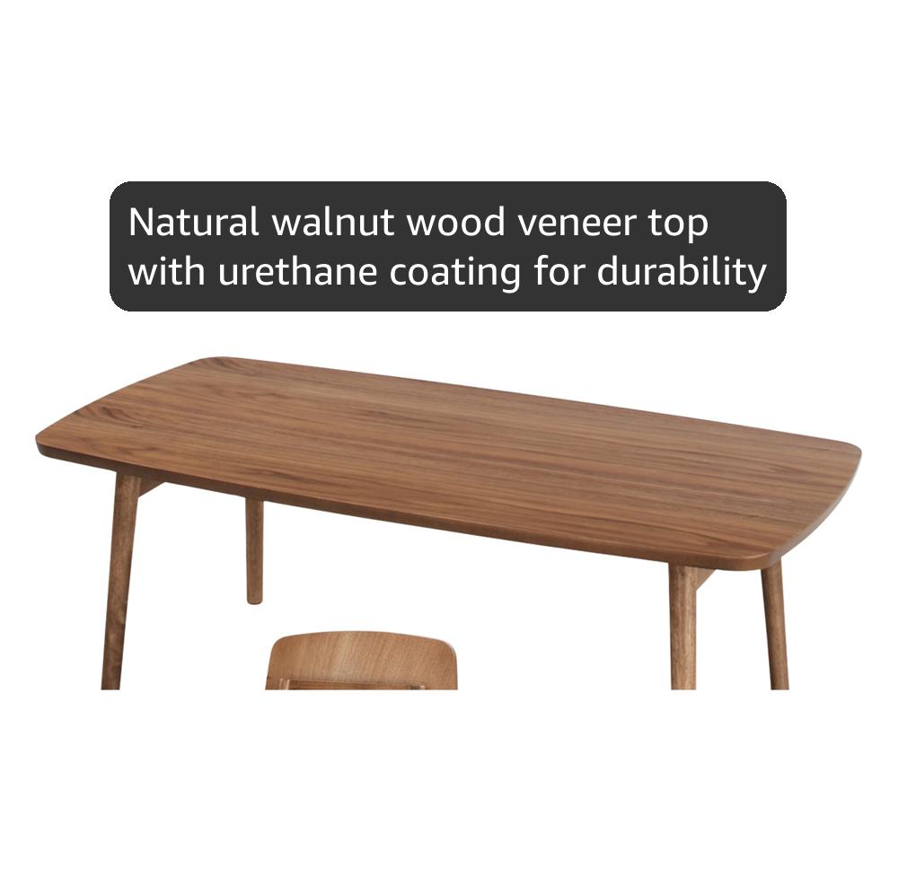 Amazon.com: AZUMAYA Folding Legs Table W41.3 x D20.5 x H14.0