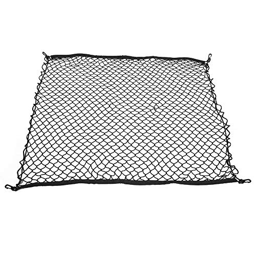 Filet elastique 100x100cm pour coffre de voiture avec 4 crochets