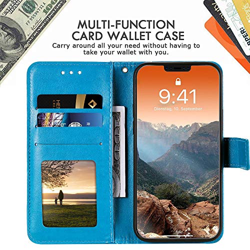 Capa carteira XYX para Samsung A20, Samsung A20 Totem Flower Capa para Samsung Galaxy A20 - Vermelho