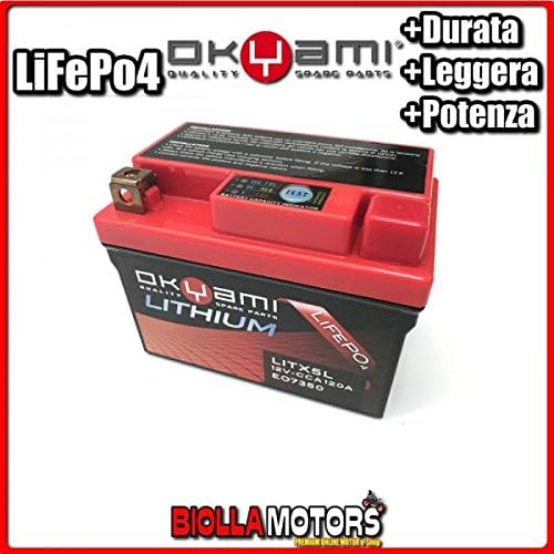 e07350 Rechargeable Lithium YTX7L-BS YTX5L-BS LiFePO4 litx5l YTX5LBS Moto Scooter Quad Cross