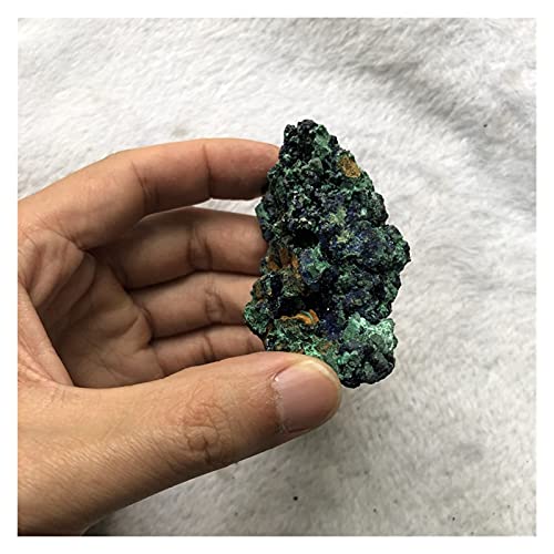 Malachite et azurite naturelle brute de 6cm pour collectionneur - 7