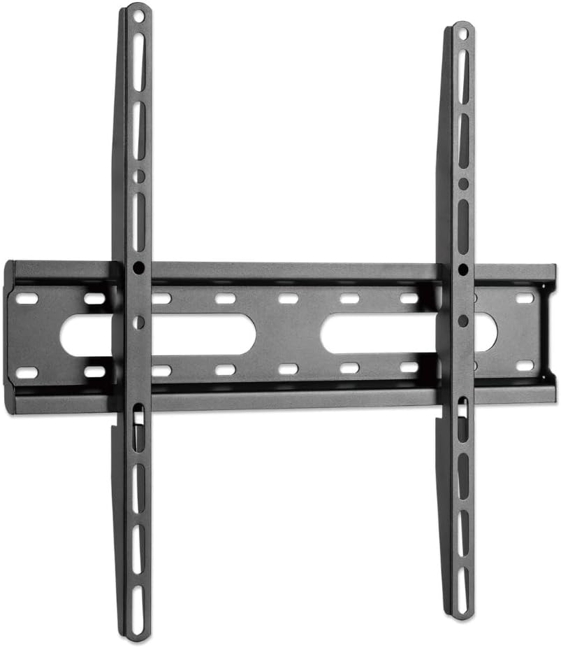 Manhattan 462266 Low-Profile Fixed Wall Bracket for 32-55" TV Black