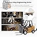 Mini RC Construction Series – Pocket Dump Truck, Excavator & Forklift Set, 1/64 2.4GHZ Mini RC Car Engineering Vehicle Desktop Toys (Crane & Forklift 2-in-1)