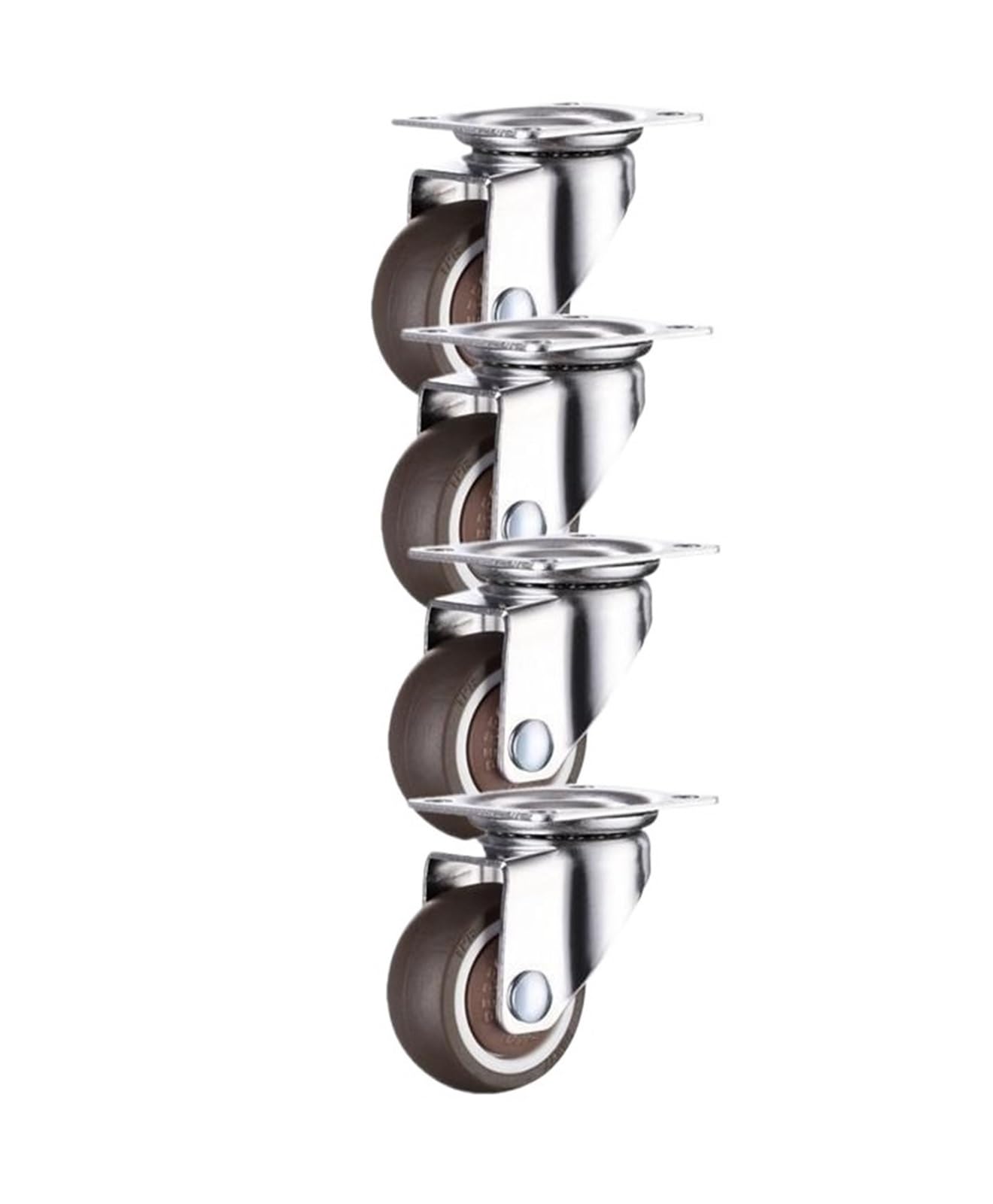 Roulettes pivotantes compactes de 1 pouce idéales pour les projets de bricolage DIY