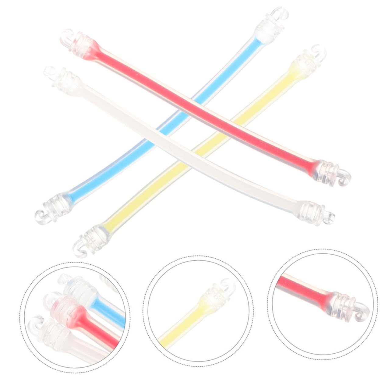 Toddmomy 8pcs Tennis Racket Dampener 's Tennis Accessory Silicone Dampeners for Racket -on Decorative