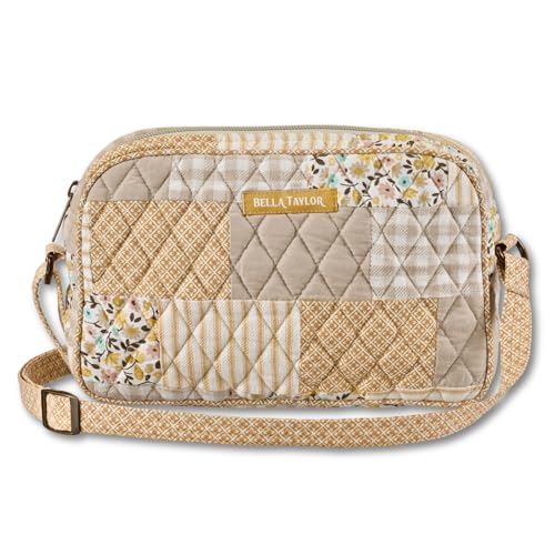 Image of Bella Taylor Simple Crossbody, Quilted Handbag for Women